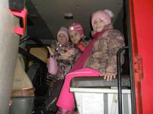 22 февраля дети подготовительной к школе группы были с экскурсией в ПЧ №56 п. Фирово